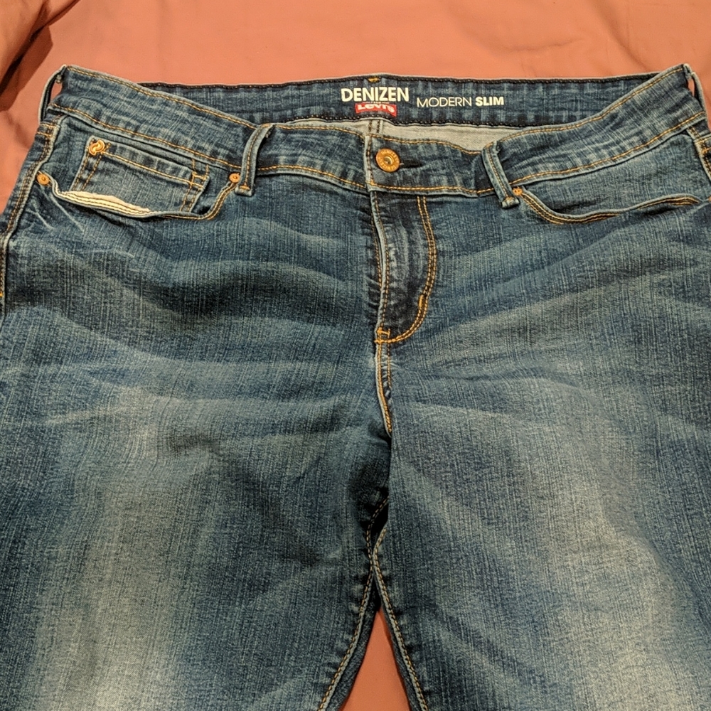 Levi Denizen Modern Slim skinny jeans Plus size 18